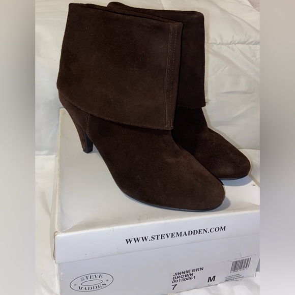 STEVE MADDEN, Brown suede, Size 7 - Picture 1 of 5